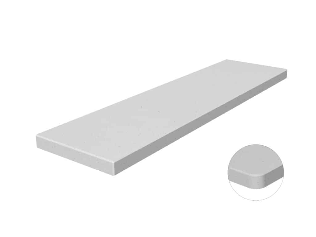 Fensterbank aus Agglo Marmor Bianco Micro 2cm