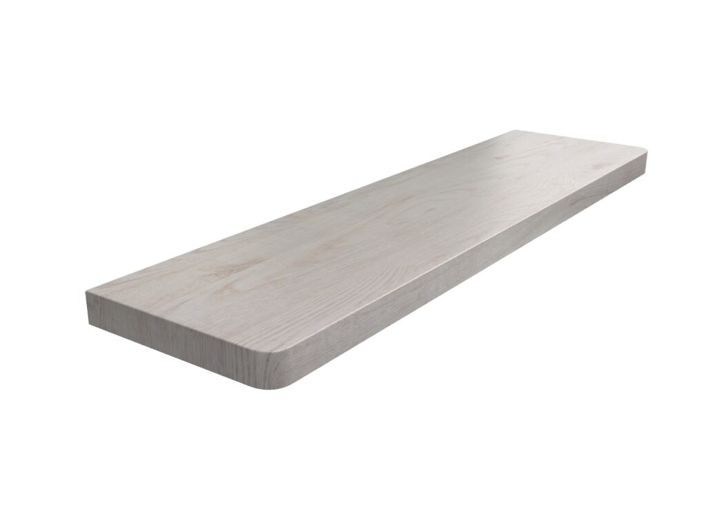 Laminierter MDF-Fensterbrett in gebleichter Eiche 2,5cm