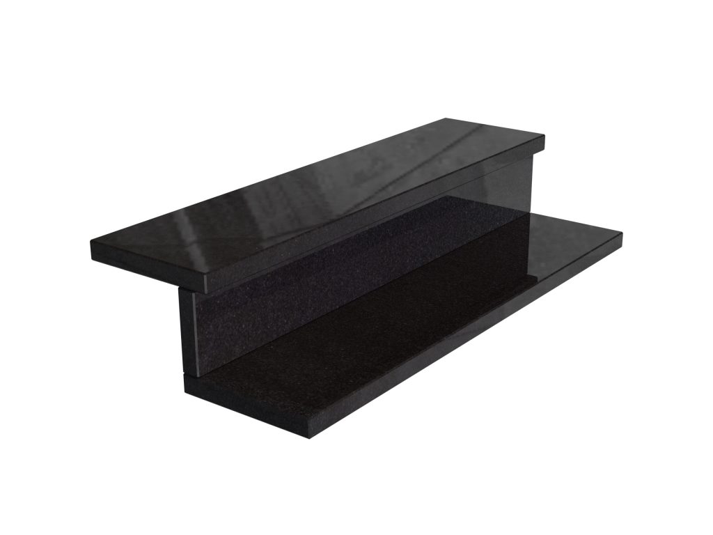 Granit-Treppen Absolute Black 2cm