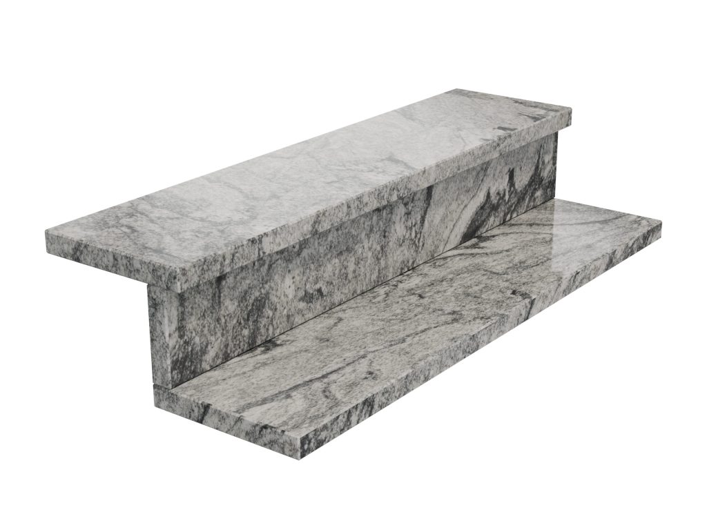 Granit-Treppen Viscont White 2cm