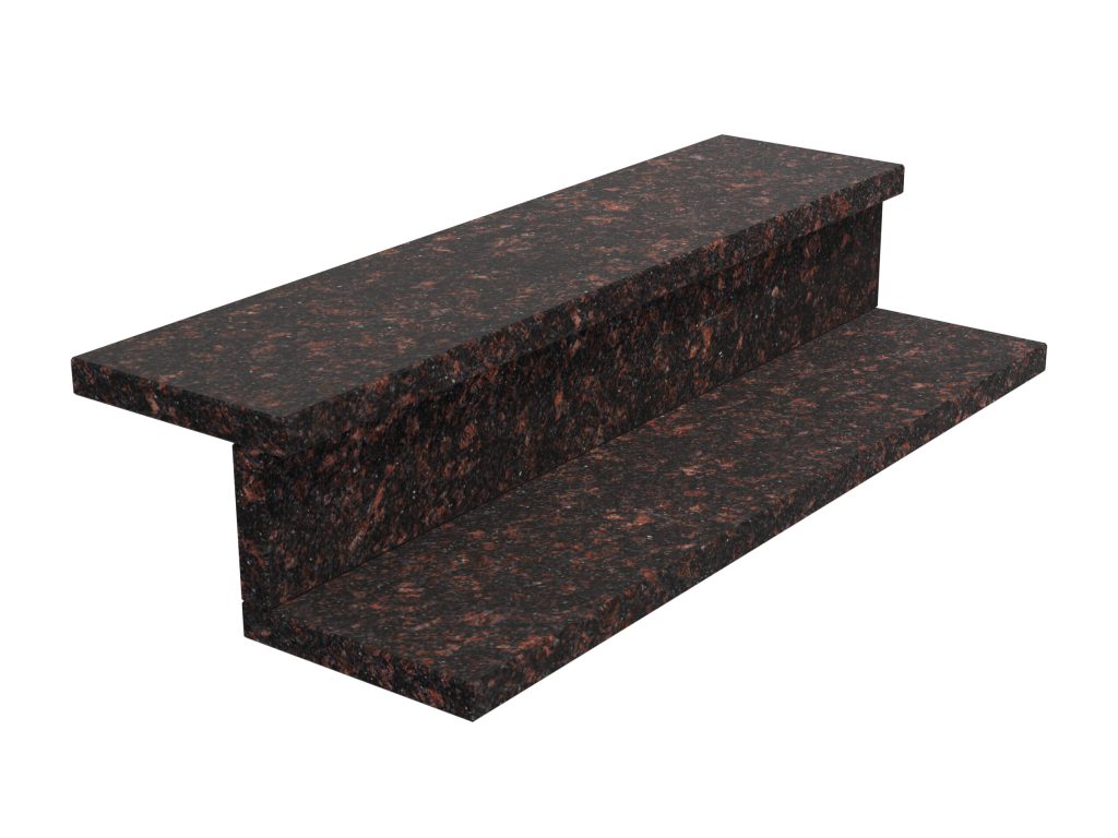 Granit-Treppen Tan Brown Lappato 3cm