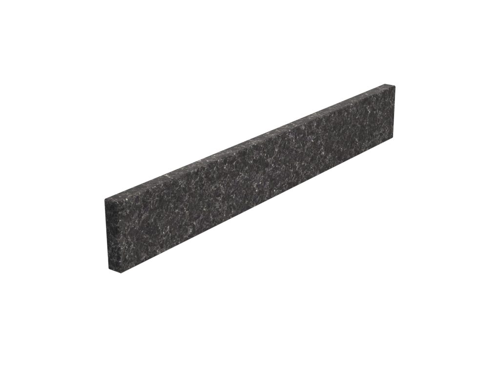 Granitsockel Black Antracite Lappato 7cm