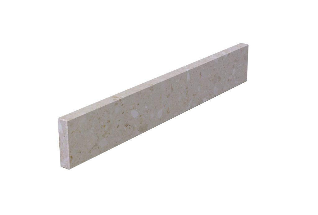 Der Agglo Marmor Sockel Botticino 7cm
