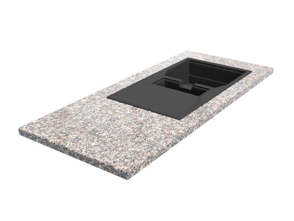 Küchenarbeitsplatte aus Granit Rosa Beta 3cm