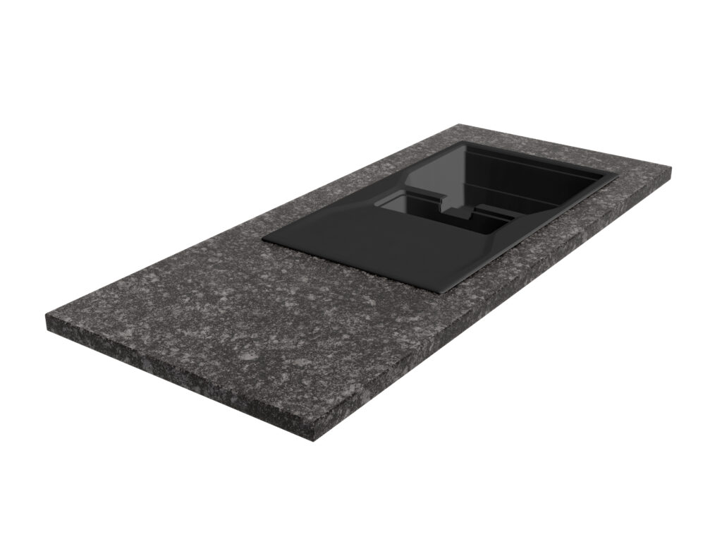 Küchenarbeitsplatte aus Granit Steel Grey Lappato 3cm
