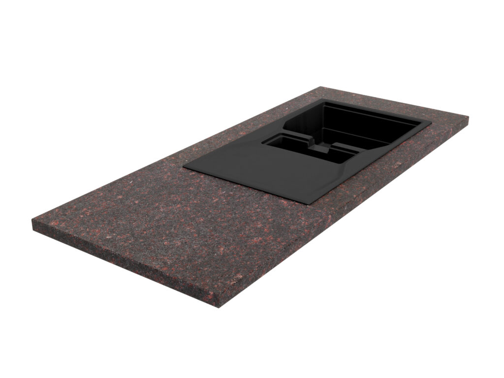 Küchenarbeitsplatte aus Granit Tan Brown Lappato 2cm