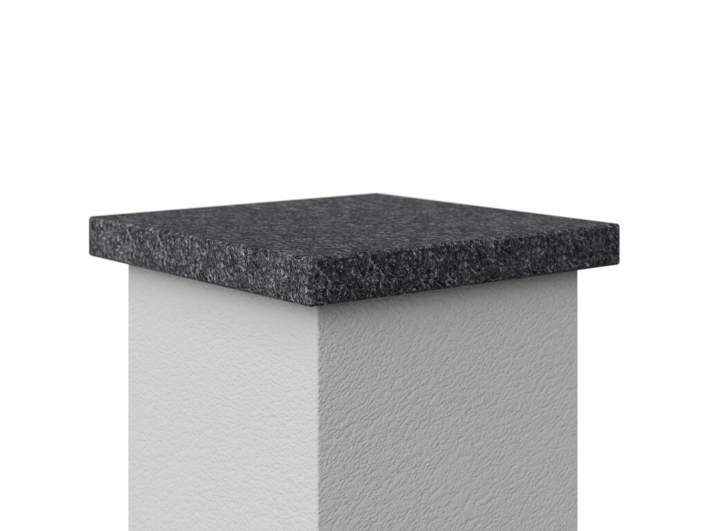 Abdeckung aus Granit Black Antracite Lappato 3cm