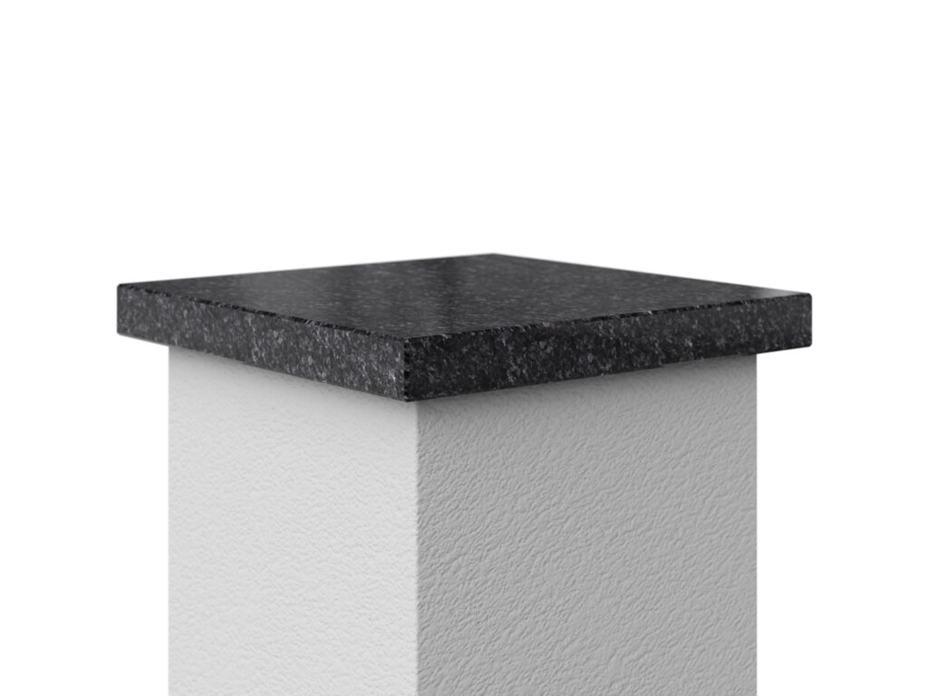 Abdeckung aus Granit Black Antracite 3cm