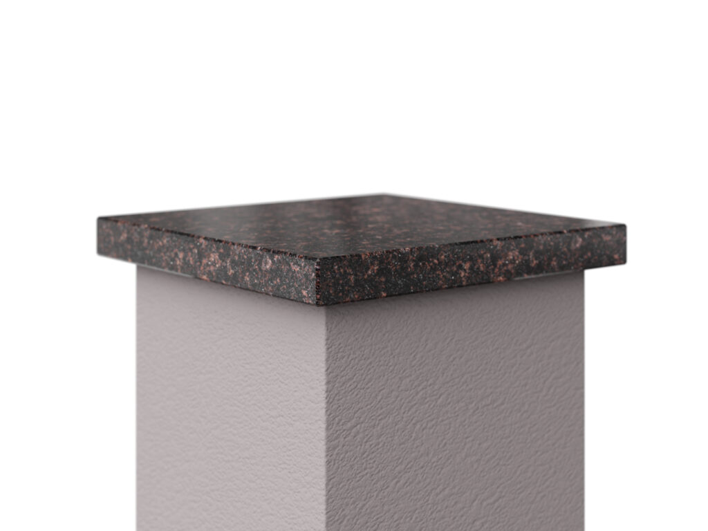 Abdeckung aus Granit Tan Brown 2cm