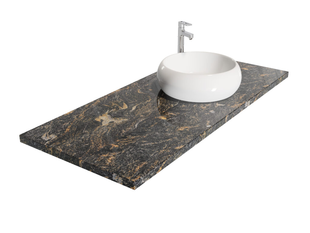 Badezimmer-Arbeitsplatteaus Granit Paradiso 2cm