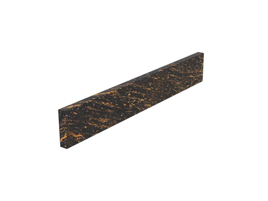 Granitsockel Gold Antracite 7cm