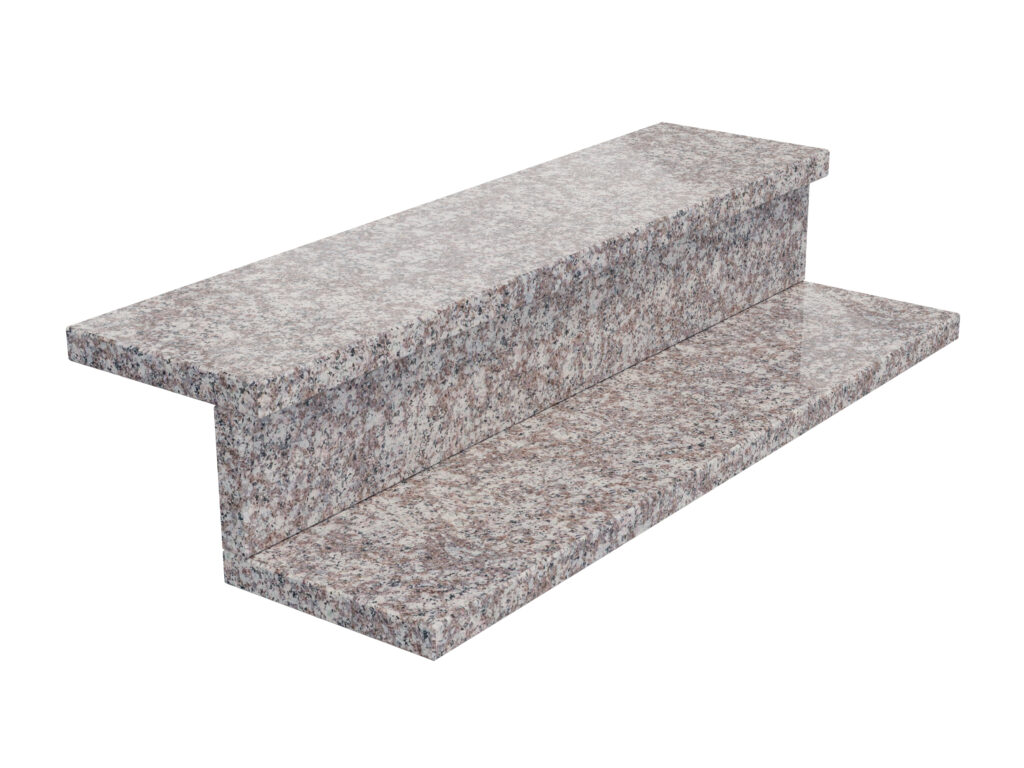 Granit-Treppen Misty Brown 2cm