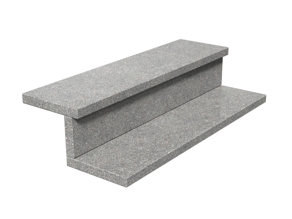 Granit-Treppen Nordic Grey 2cm