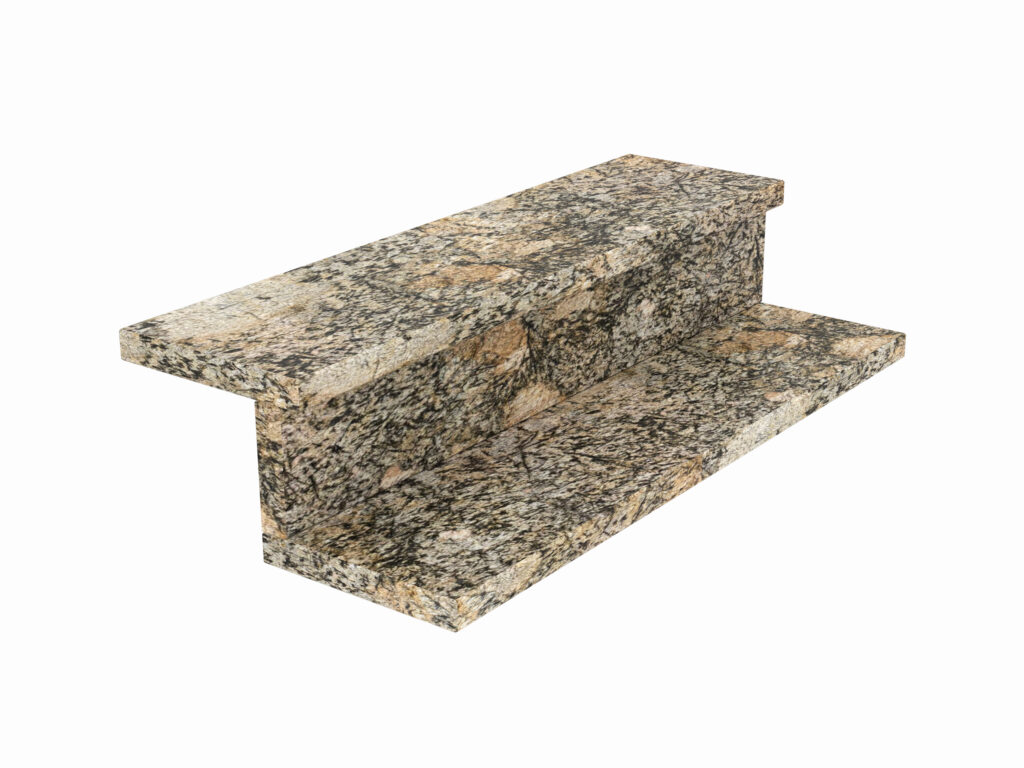 Granit-Treppen Alaska Gold 3cm