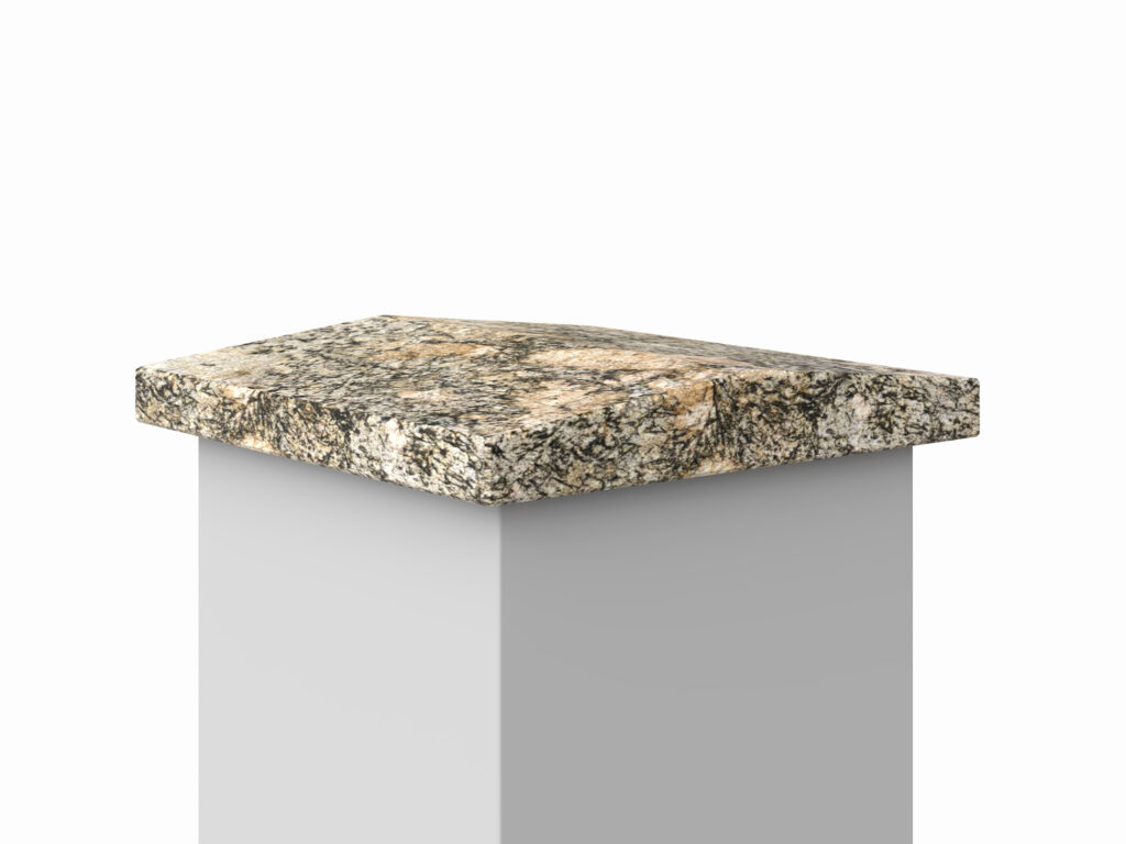 Giebel Abdeckung Granit Monolith Alaska Gold 3cm