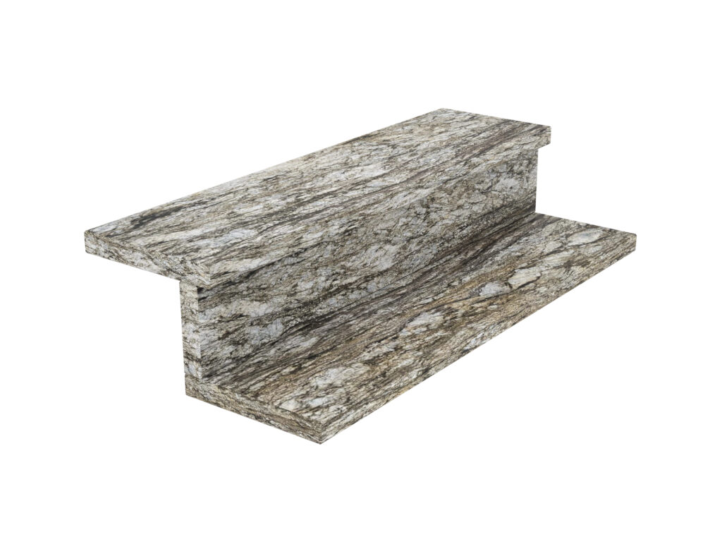 Granit-Treppen Blue Dunes 3cm
