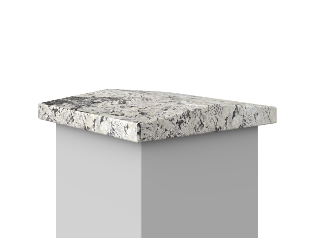 Giebel Abdeckung Granit Monolith Exotic White 3cm