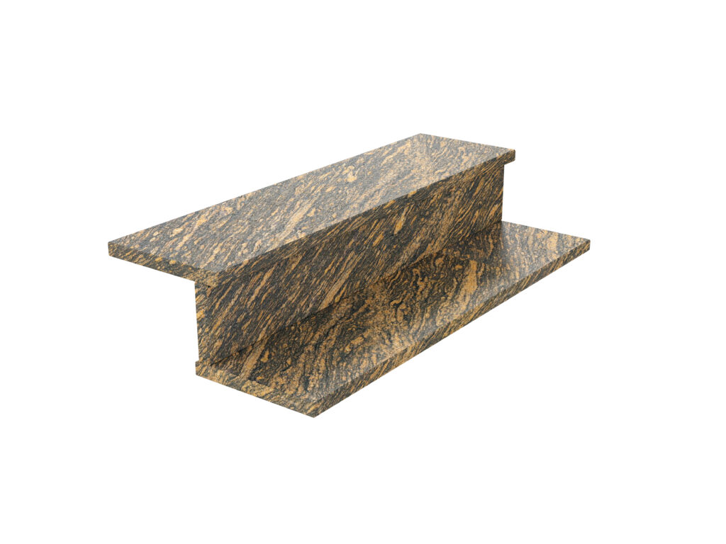 Granit-Treppen Gold Antracite 2cm LAPPATO