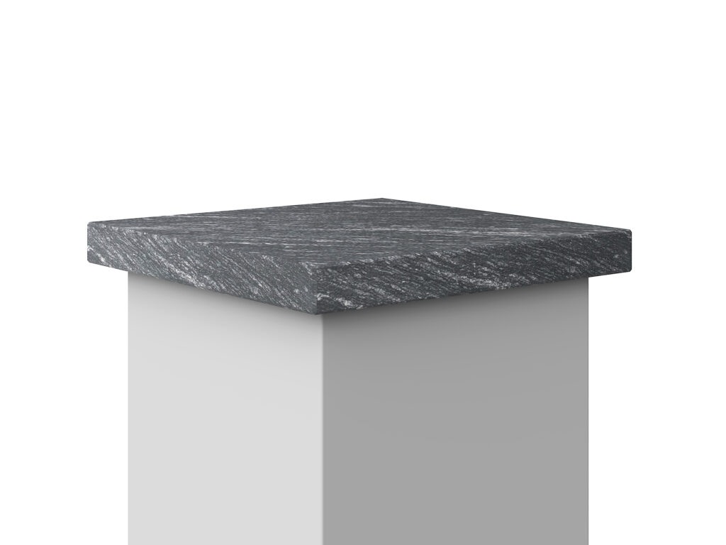 Abdeckung aus Granit Silver Antracite 2cm LAPPATO