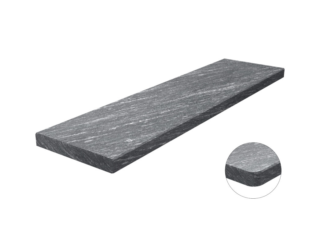 Fensterbank Granit Silver Antracite 2cm LAPPATO