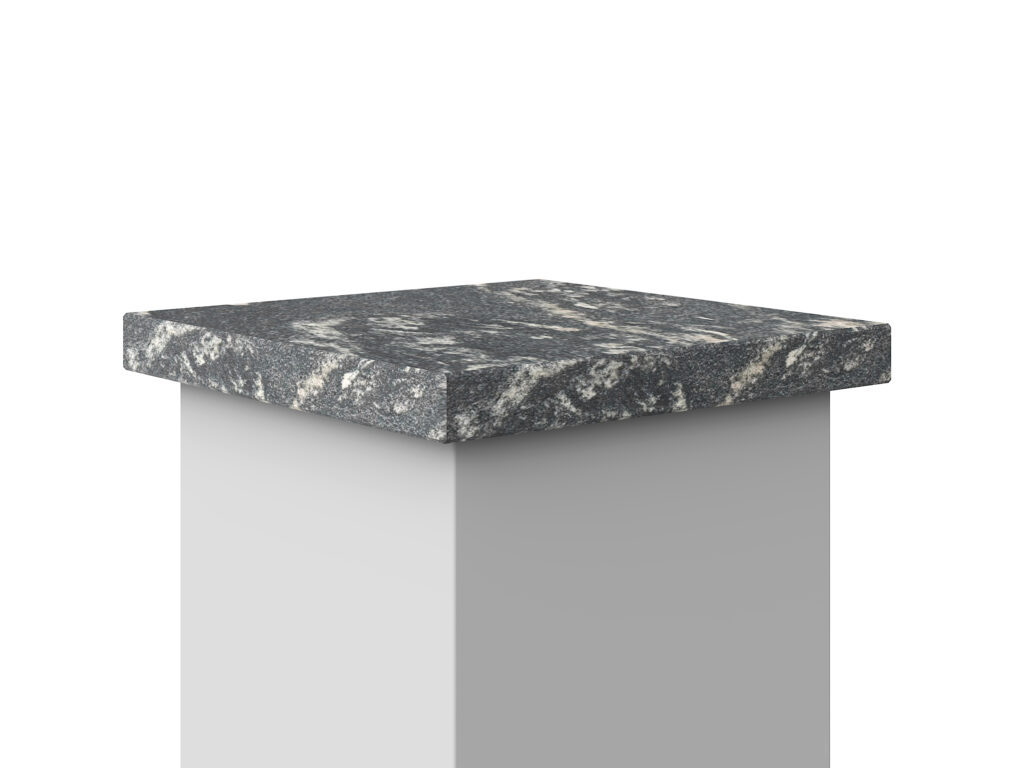 Abdeckung aus Granit Titanium Silver 2cm LAPPATO